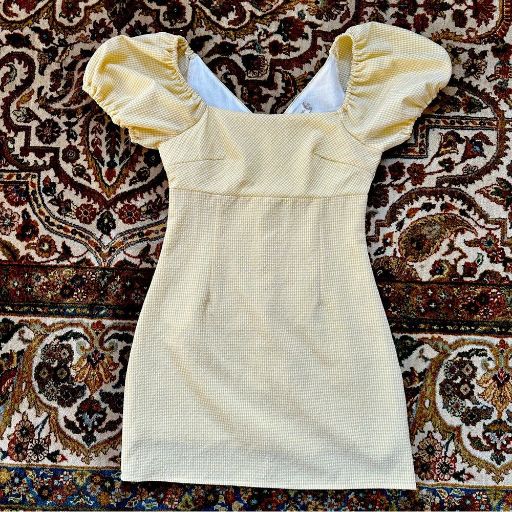 Altar’d State Aldrin Yellow Dress Size XS Great Condition